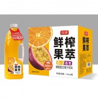 銓順鮮榨果萃橙+百香果甜橙復(fù)合果汁飲料